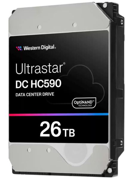 Western Digital выпускает новые жёсткие диски объёмом 26 ТБ и 32 ТБ