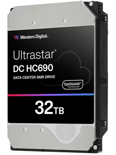 Western Digital выпускает новые жёсткие диски объёмом 26 ТБ и 32 ТБ